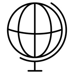 Globus Simple Vector Icon