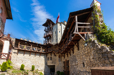 castle in Korzkiew in the south of Poland