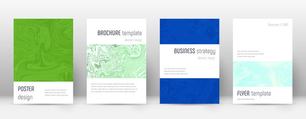 Fototapeta premium Abstract cover. Classy design template. Suminagashi marble minimalistic poster. Classy trendy abstra