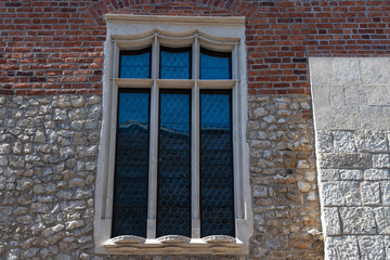 Fototapeta na wymiar Collegium Maius window in Krakow