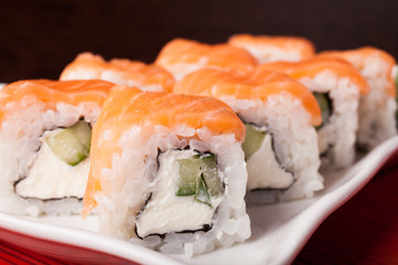 Japanese sushi traditional japanese food