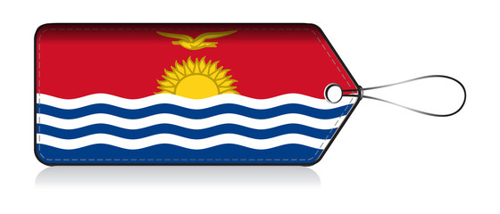 Keribati flag label, Made in Keribati © VectorPart