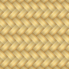 Wooden wicker seamless pattern / vector illustration
