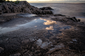 The coast of the island of Krk