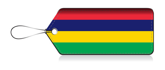 Mauritius flag label, Made in Mauritius © VectorPart