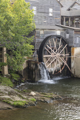 Old Grist Mill with Water Wheel