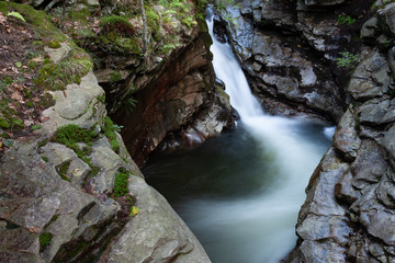 Stream flowing into pool