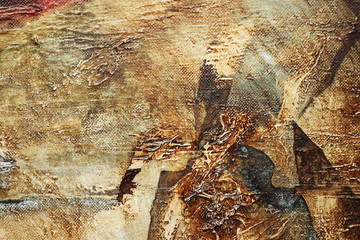 Artists oil paints multicolored closeup abstract background..