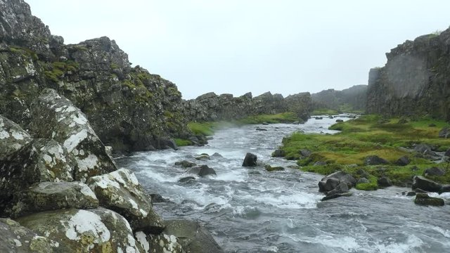 Althing Wasserfall Island