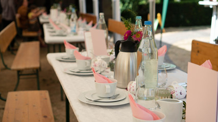 Table Setting Food Celebration Party Concept