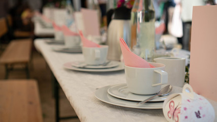 Table Setting Food Celebration Party Concept