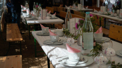 Table Setting Food Celebration Party Concept