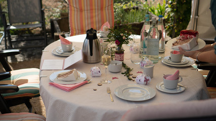 Table Setting Food Celebration Party Concept