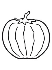 kürbis halloween frucht tomate obst rund lecker essen hunger comic cartoon clipart cool design