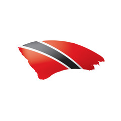 trinidad and tobago flag, vector illustration on a white background.