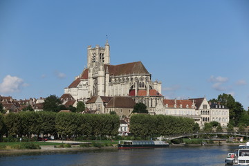Fototapeta na wymiar Kathedrale von Auxerre, Burgund