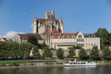Fototapeta premium Kathedrale von Auxerre, Burgund