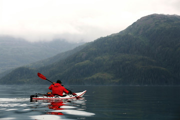 Solo Kayaker