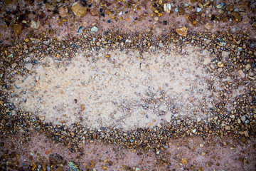 Sea pebbles. Small stones gravel texture background.Pile of pebbles, thailand.Color stone in background.