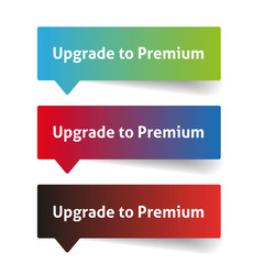 Upgrade to premium. Call to action button