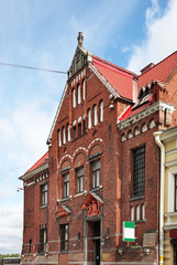 Fototapeta na wymiar Historical district of Vyborg. Russia