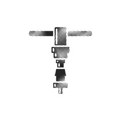 Halftone Icon - Bicycle repair tool