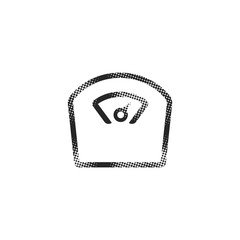 Halftone Icon - Fishing scale © puruan