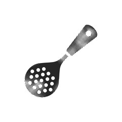 Halftone Icon - Spatula