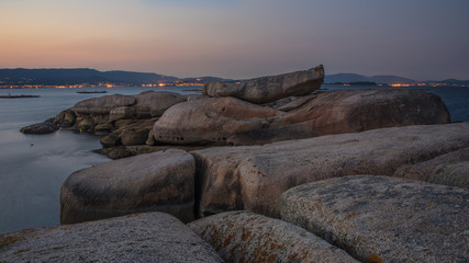 Landscape of the Island of Arousa in Galicia, Spain © jesus