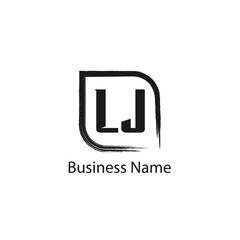 Initial Letter LJ Logo Template Design