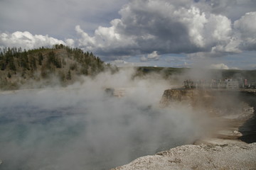 Hot ponds in yewllowton