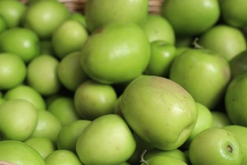 Green jujube on street food