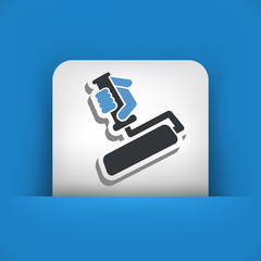 Painter roll symbol © Myvector
