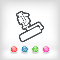 Painter roll symbol © Myvector