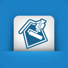 Painter roll symbol © Myvector