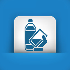 Water bottle icon