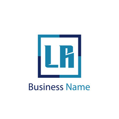Initial Letter LR Logo Template Design