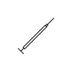 Botox syringe icon. Element of beauty and anti aging icon for mobile concept and web apps. Thin line Botox syringe icon can be used for web and mobile