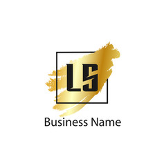 Initial Letter LS Logo Template Design