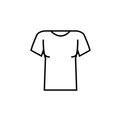 Clothes sleeves t-shirt icon. Element of clothes icon for mobile concept and web apps. Thin line Clothes sleeves t-shirt icon can be used for web and mobile