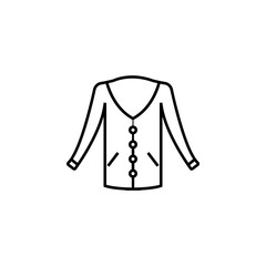 Clothes groom woman icon. Element of clothes icon for mobile concept and web apps. Thin line Clothes groom woman icon can be used for web and mobile