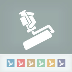 Painter roll symbol © Myvector