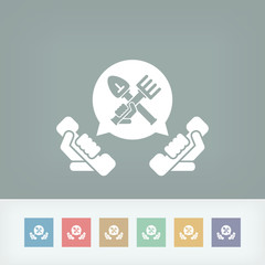 Agency of gardening services