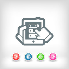 Tablet battery concept