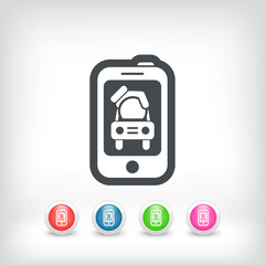 Automotive mobile icon