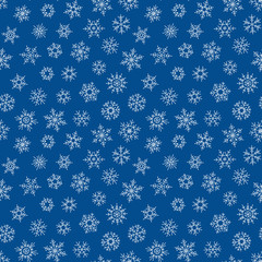 Christmas seamless doodle pattern