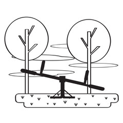 View of a public playground