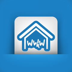 Real estate website symbol