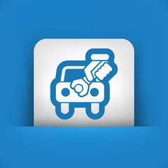 Car assistance icon