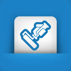 Painter roll icon © Myvector